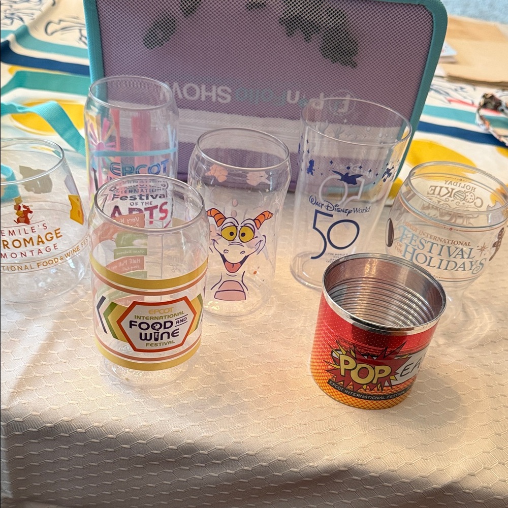Disney Epcot festival cups